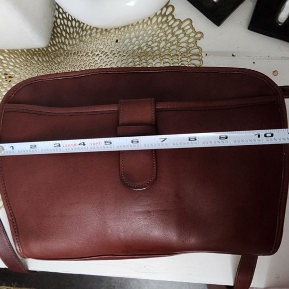 Vintage COACH Brighton Bag Burgandy - Picture 3 of 13